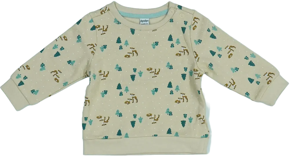 Barna DopoDopo Pulóver EU 68 / UK 3-6 hónap / US 3-6 hónap