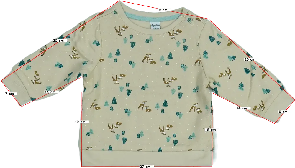 Barna DopoDopo Pulóver EU 74 / UK 6-9 hónap / US 6-9 hónap