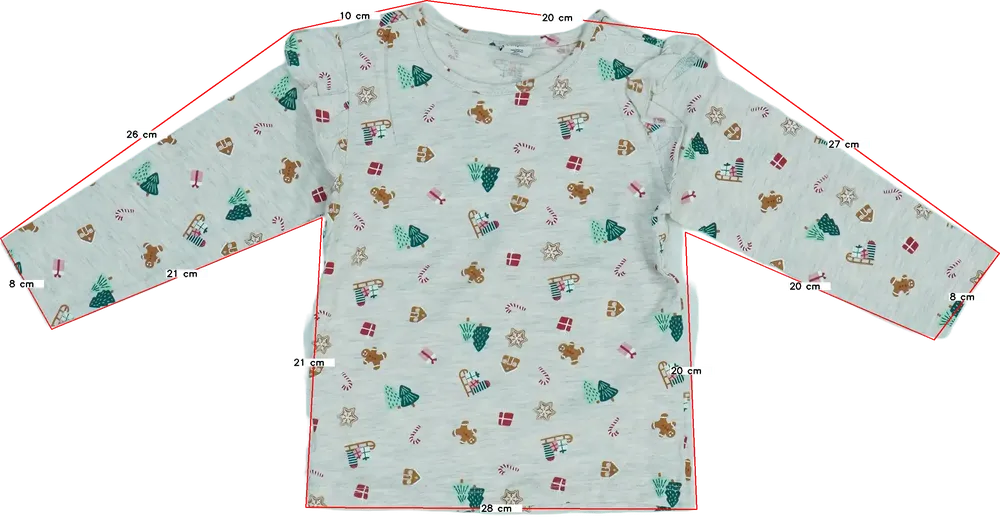 Barna DopoDopo Hosszú ujjú felső EU 86 / UK 12-18 hónap / US 18 hónap