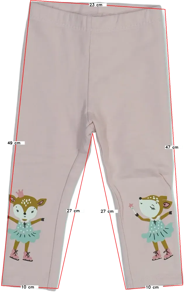 Rózsaszín DopoDopo Leggings EU 92 / UK 2 év / US 2T