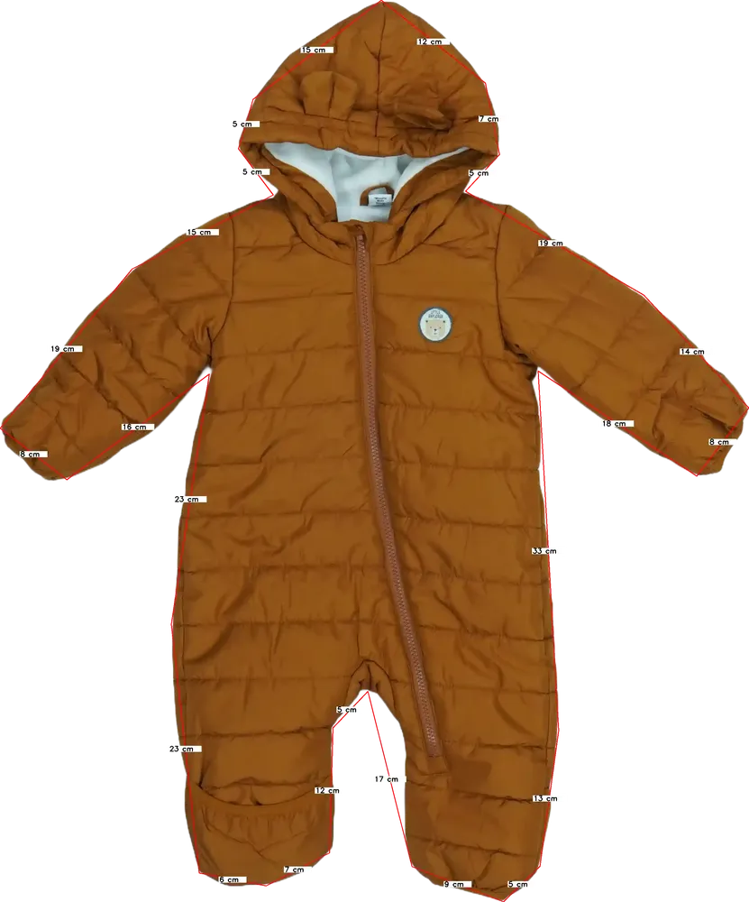 Barna DopoDopo Baby overál EU 74 / UK 6-9 hónap / US 6-9 hónap