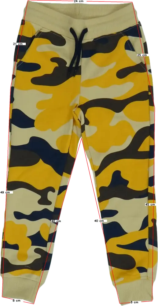 Terepszínű DopoDopo Melegítőnadrág EU 122 / UK 7 év / US 7 év/M