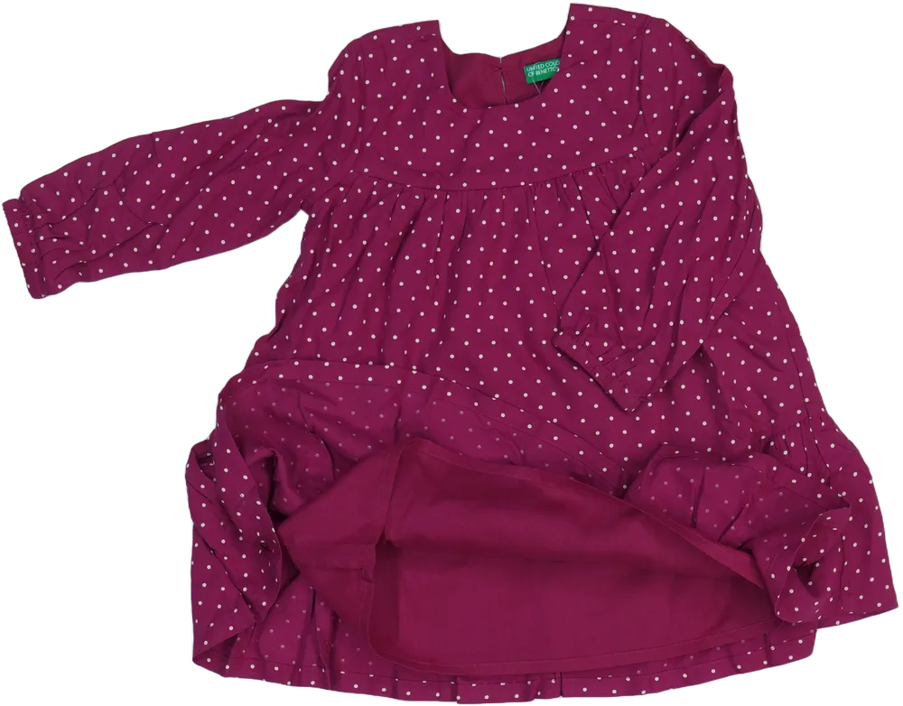 Rózsaszín Benetton Ruha EU 86 / UK 12-18 hónap / US 18 hónap