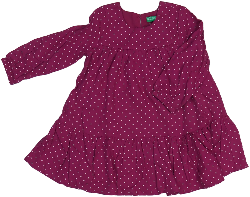Rózsaszín Benetton Ruha EU 86 / UK 12-18 hónap / US 18 hónap