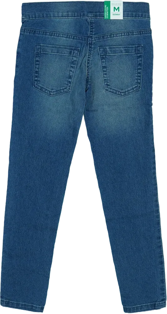 Kék Benetton Farmernadrág EU 128 / UK 8 év / US 8 év/M