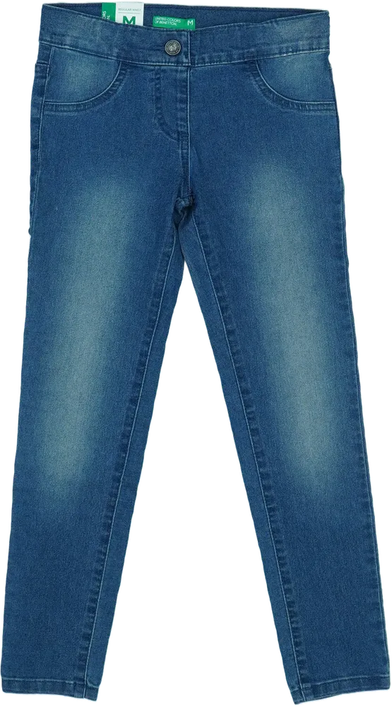 Kék Benetton Farmernadrág EU 128 / UK 8 év / US 8 év/M