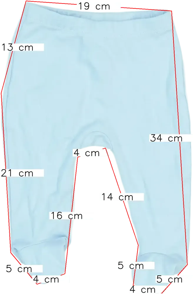 Kék Benetton Baby nadrág EU 68 / UK 3-6 hónap / US 3-6 hónap
