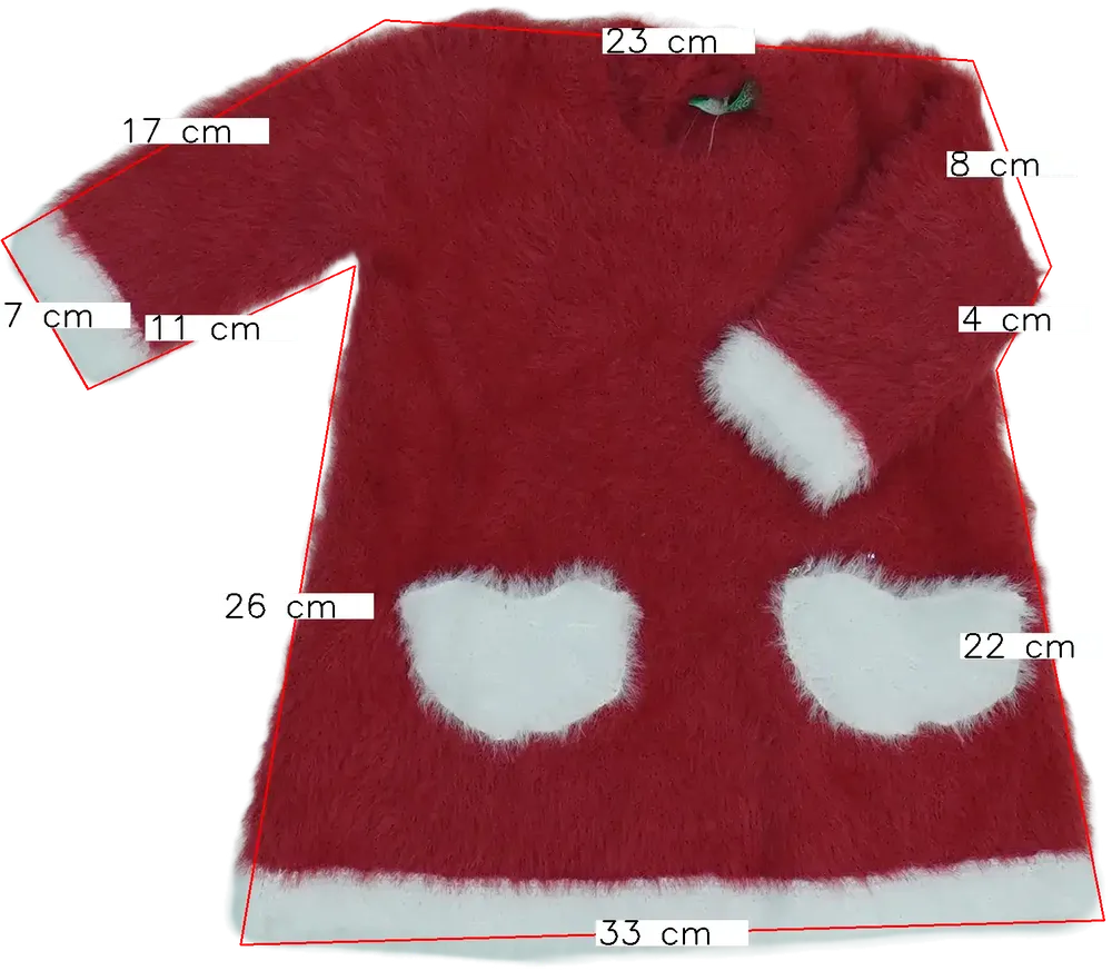 Piros Benetton Ruha EU 68 / UK 3-6 hónap / US 3-6 hónap