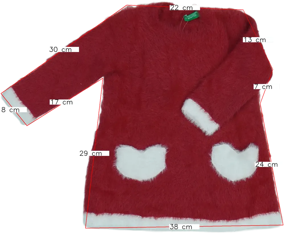 Piros Benetton Ruha EU 86 / UK 12-18 hónap / US 18 hónap