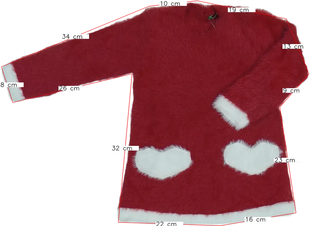 Piros Benetton Ruha EU 98 / UK 3 év / US 3T