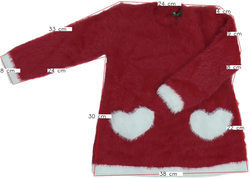 Piros Benetton Ruha EU 92 / UK 2 év / US 2T