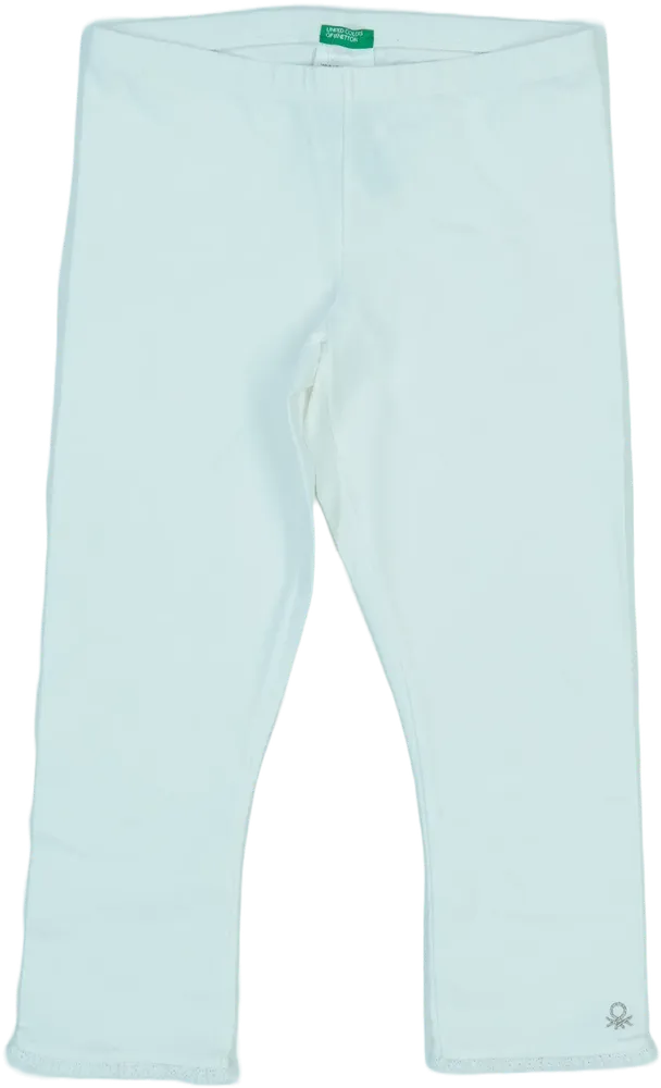 Fehér Benetton Leggings EU 152 / UK 12 év / US 12 év/L