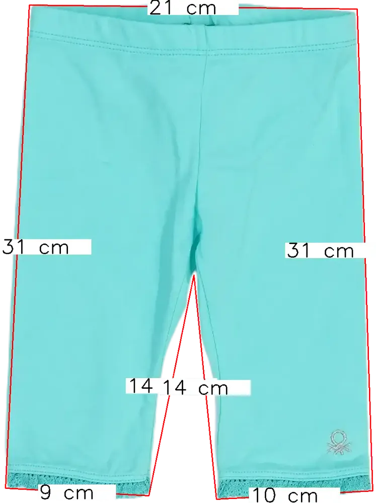 Kék Benetton Leggings EU 86 / UK 12-18 hónap / US 18 hónap