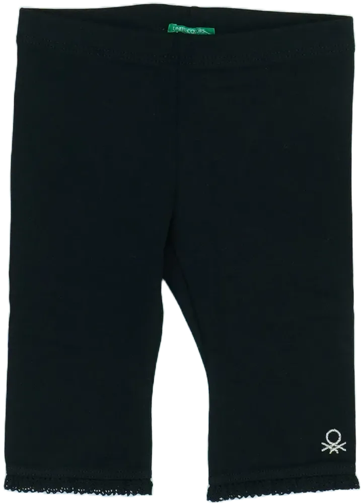 Fekete Benetton Leggings EU 86 / UK 12-18 hónap / US 18 hónap
