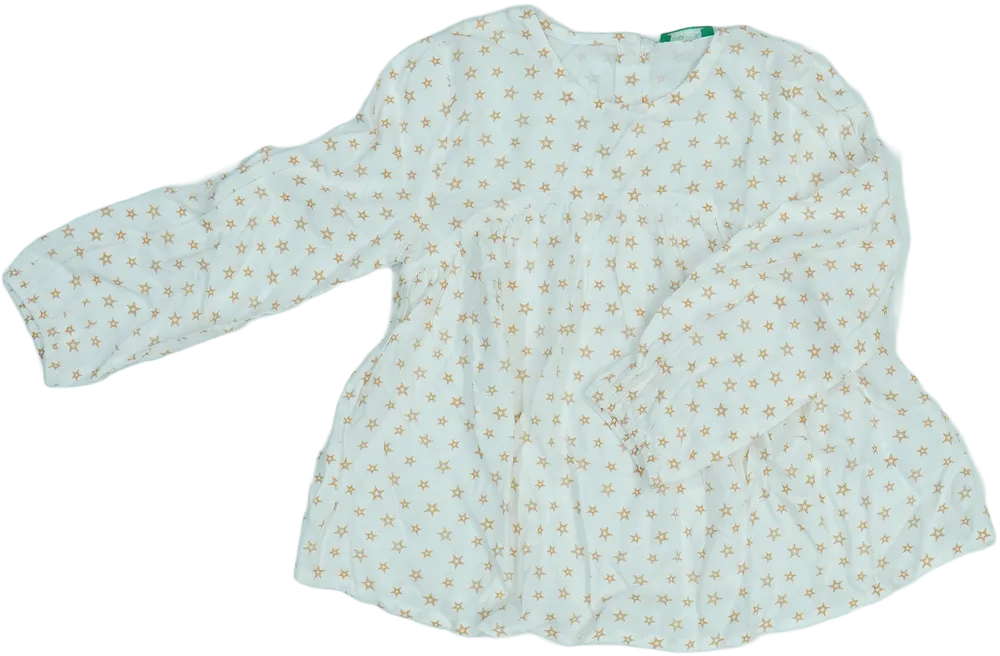 Fehér Benetton Tunika EU 98 / UK 3 év / US 3T