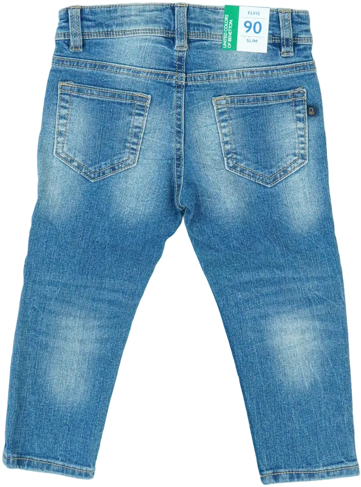 Kék Benetton Farmernadrág EU 92 / UK 2 év / US 2T