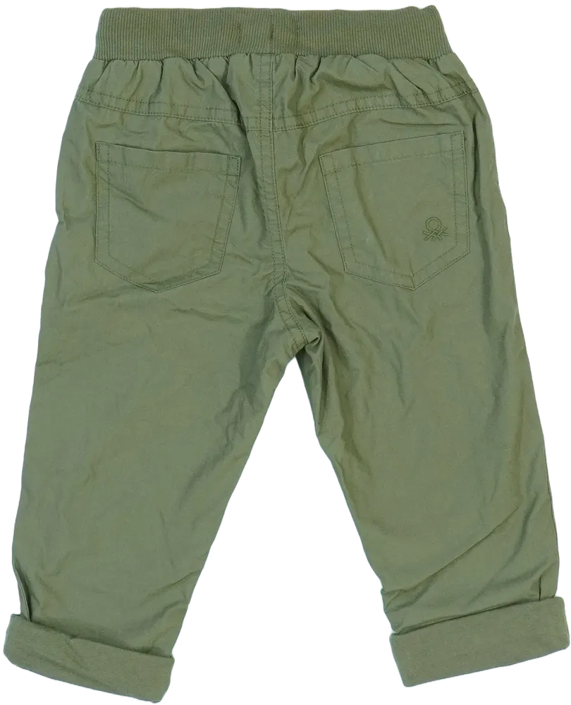 Zöld Benetton Hosszúnadrág EU 86 / UK 12-18 hónap / US 18 hónap