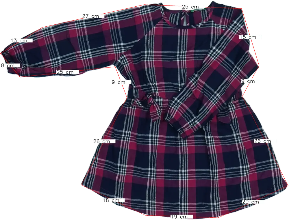 Többszínű Benetton Ruha EU 104 / UK 4 év / US 4T/XS