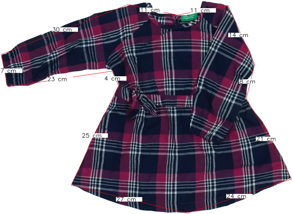 Többszínű Benetton Ruha EU 86 / UK 12-18 hónap / US 18 hónap