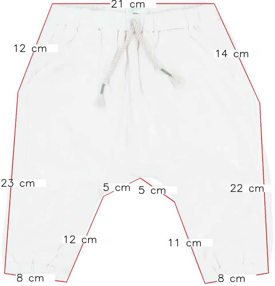 Rózsaszín Benetton Hosszúnadrág EU 74 / UK 6-9 hónap / US 6-9 hónap