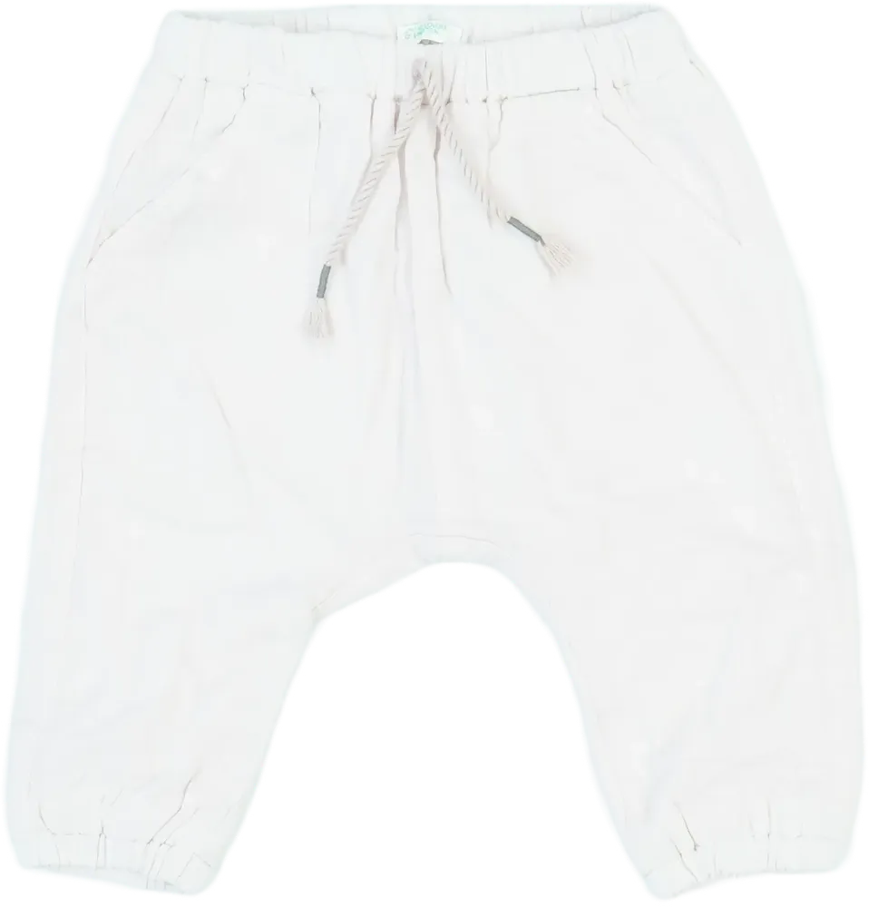 Rózsaszín Benetton Hosszúnadrág EU 74 / UK 6-9 hónap / US 6-9 hónap