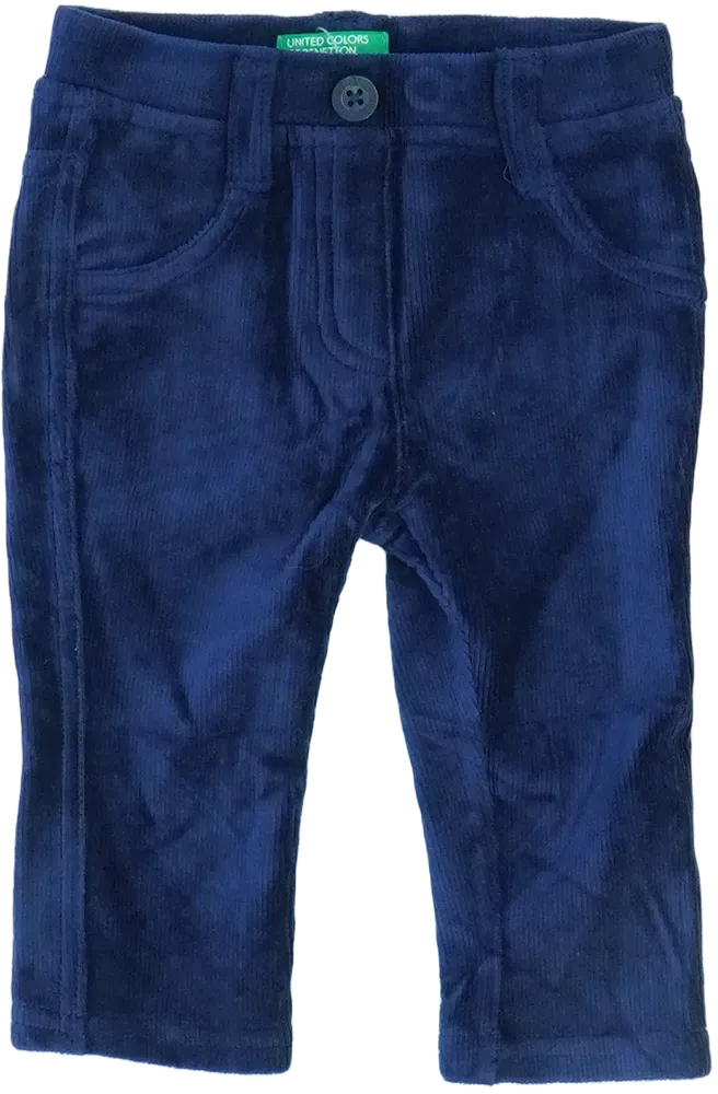 Kék Benetton Baby nadrág EU 74 / UK 6-9 hónap / US 6-9 hónap