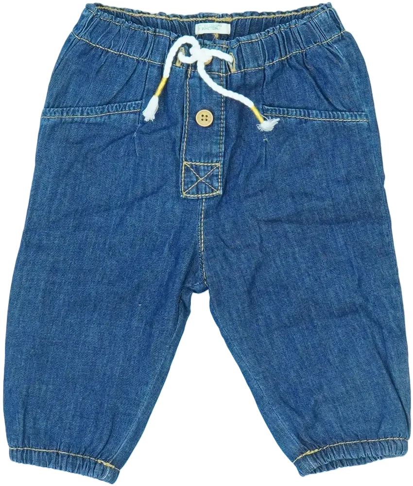 Kék Benetton Farmernadrág EU 74 / UK 6-9 hónap / US 6-9 hónap