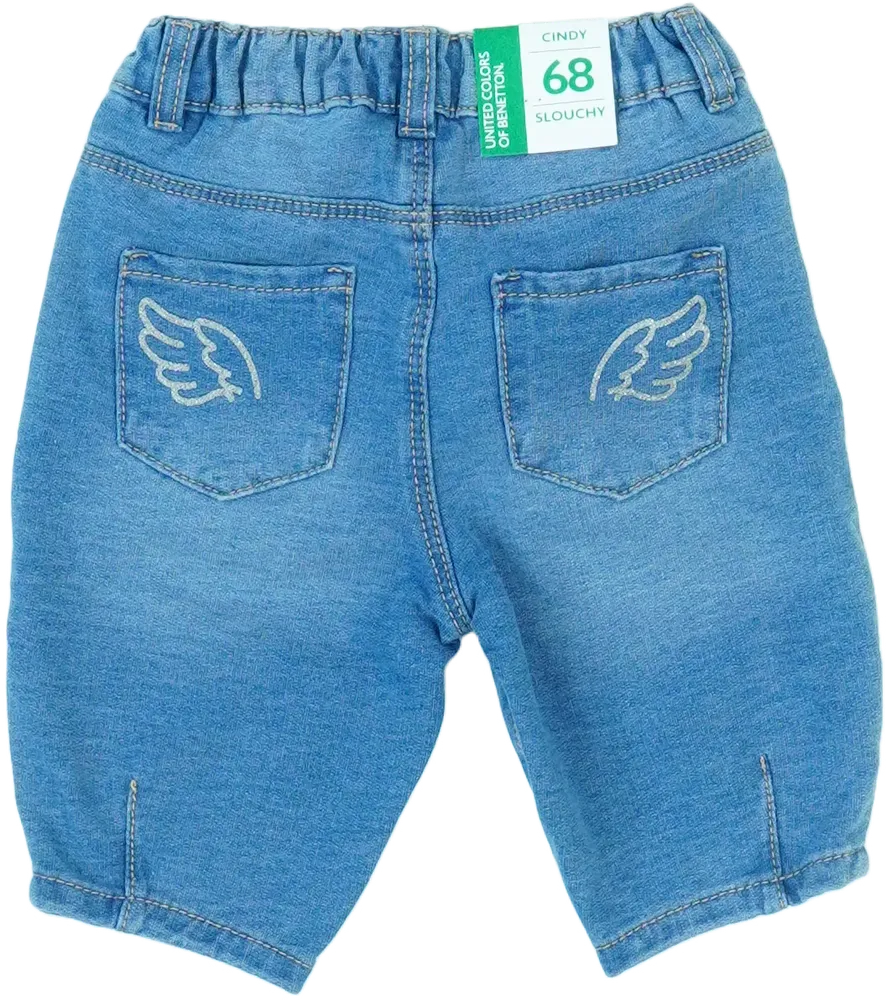 Kék Benetton Farmernadrág EU 74 / UK 6-9 hónap / US 6-9 hónap