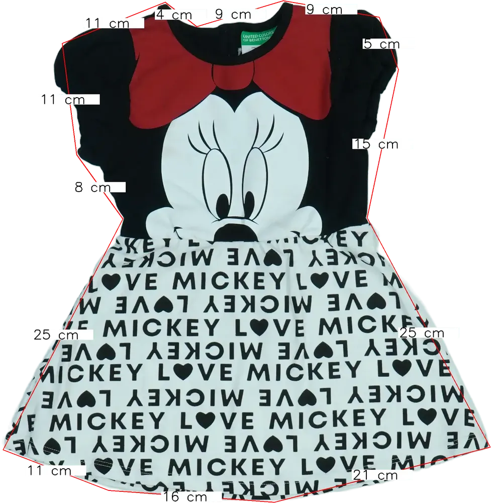 Többszínű Benetton Ruha EU 86 / UK 12-18 hónap / US 18 hónap