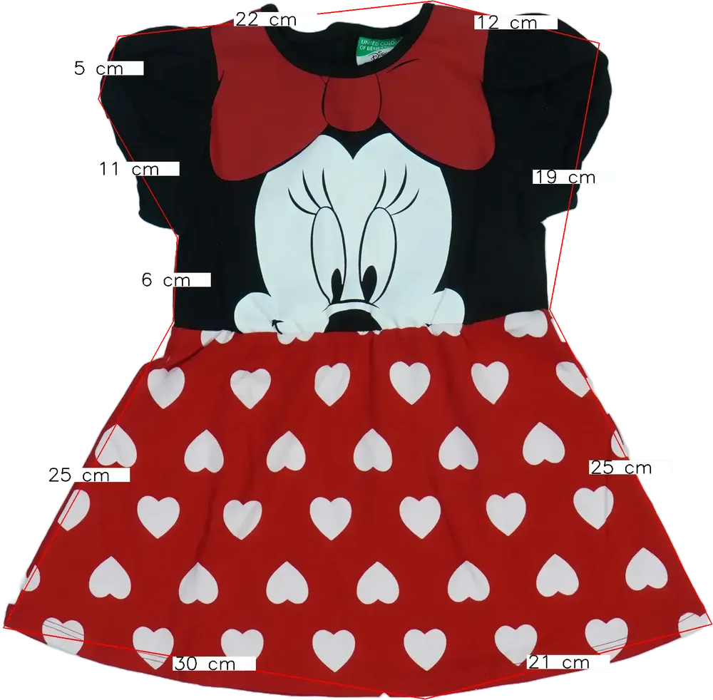 Többszínű Benetton Ruha EU 92 / UK 2 év / US 2T