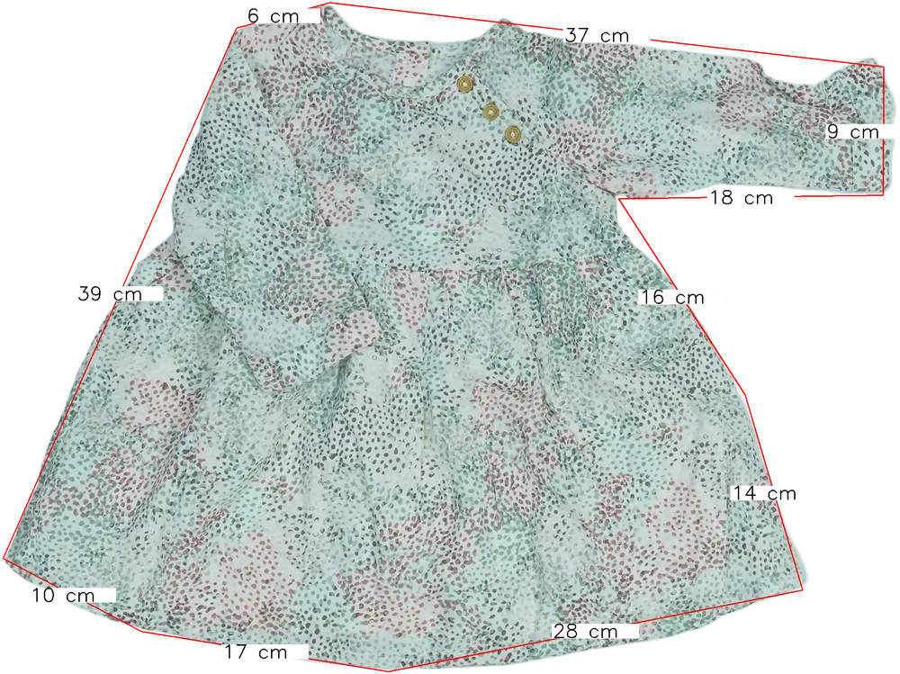 Fehér Benetton Ruha EU 80 / UK 9-12 hónap / US 12 hónap