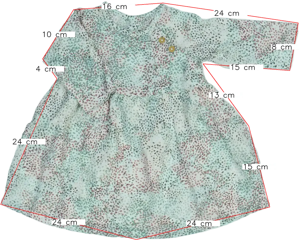 Fehér Benetton Ruha EU 68 / UK 3-6 hónap / US 3-6 hónap