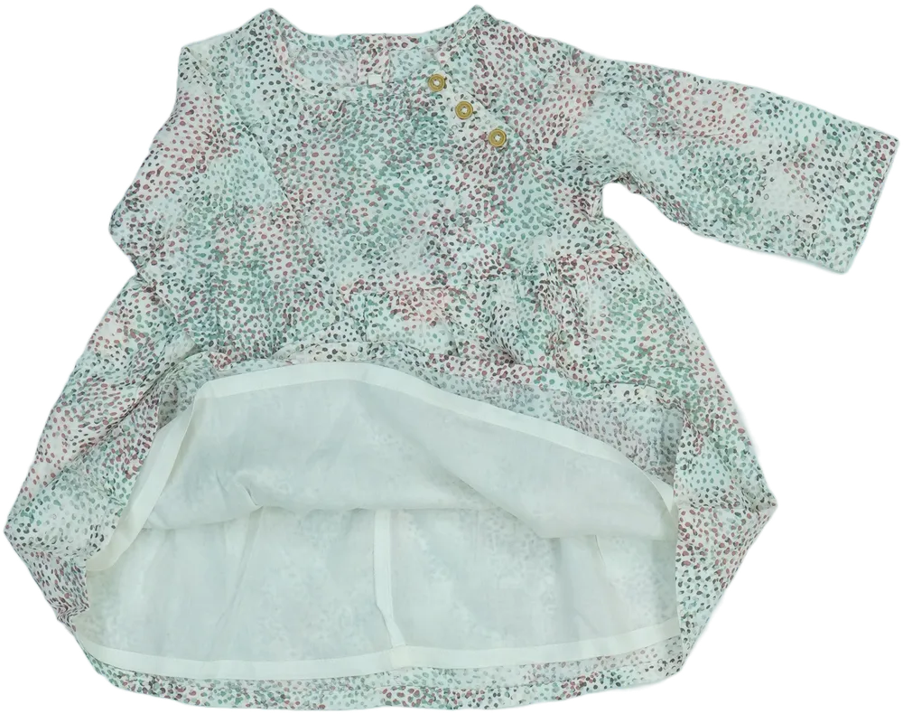 Fehér Benetton Ruha EU 74 / UK 6-9 hónap / US 6-9 hónap