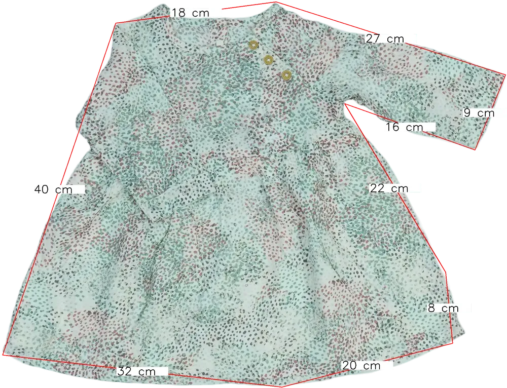 Fehér Benetton Ruha EU 74 / UK 6-9 hónap / US 6-9 hónap