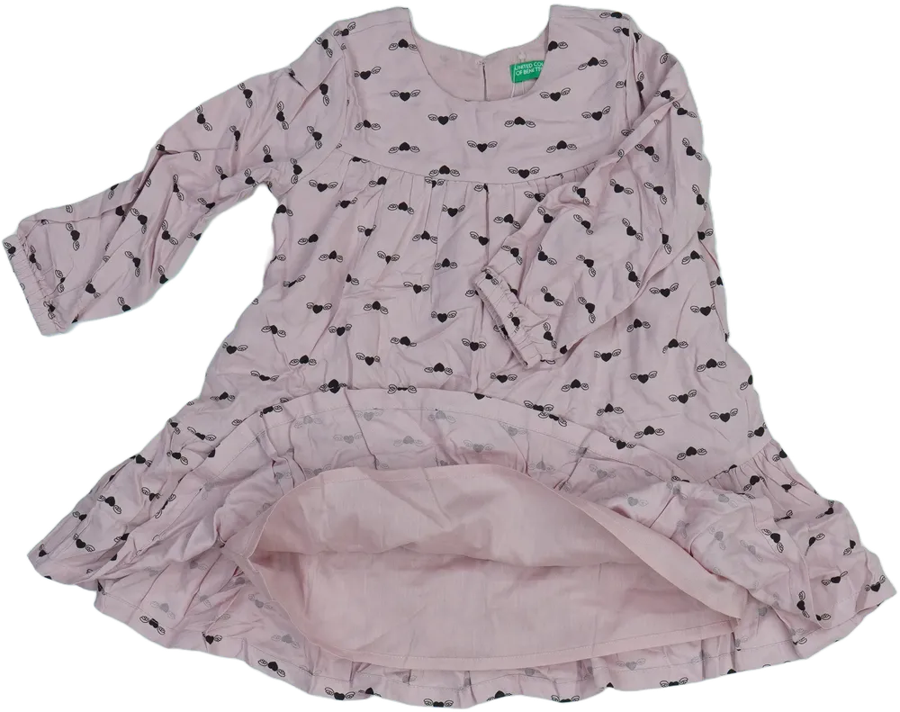 Rózsaszín Benetton Ruha EU 86 / UK 12-18 hónap / US 18 hónap