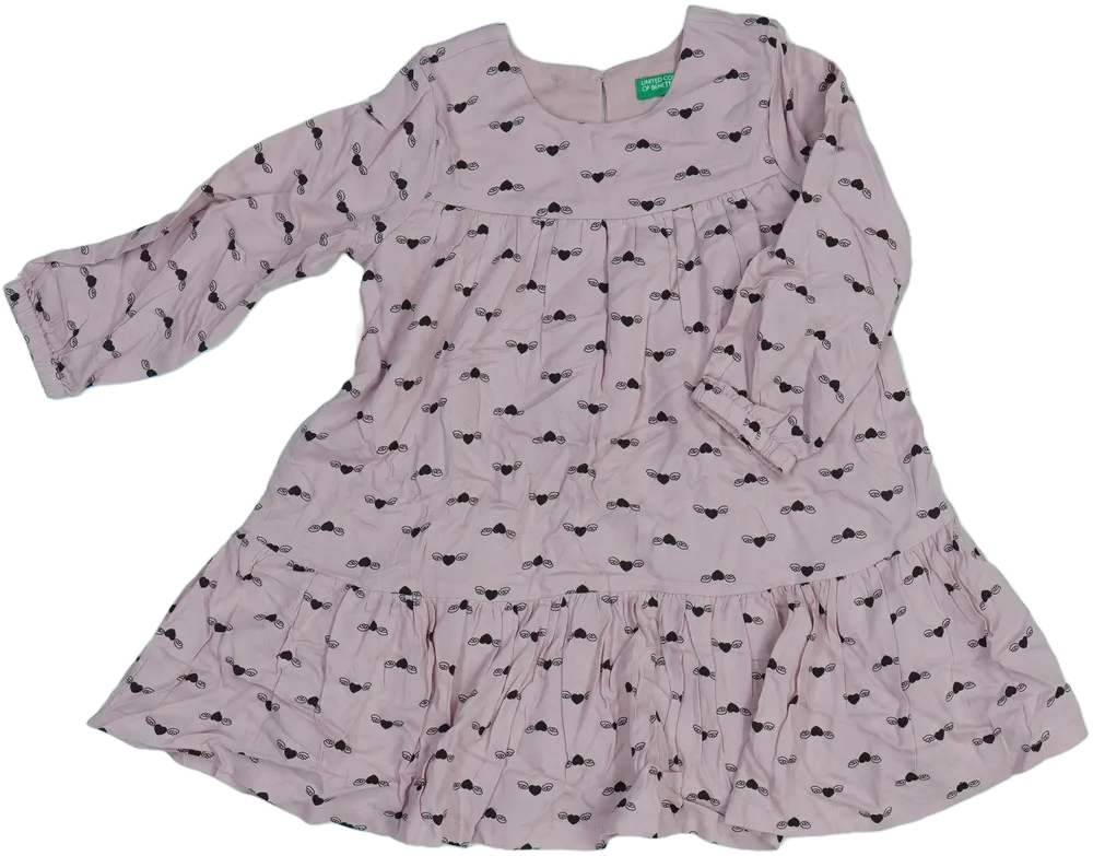 Rózsaszín Benetton Ruha EU 86 / UK 12-18 hónap / US 18 hónap