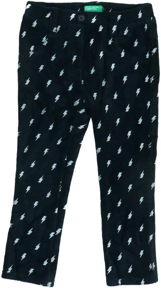 Fekete Benetton Baby nadrág EU 98 / UK 3 év / US 3T