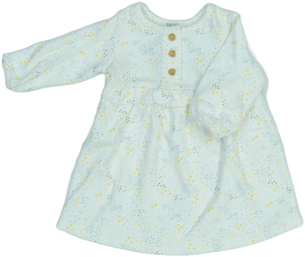 Fehér Benetton Ruha EU 62 / UK 0-3 hónap / US 0-3 hónap