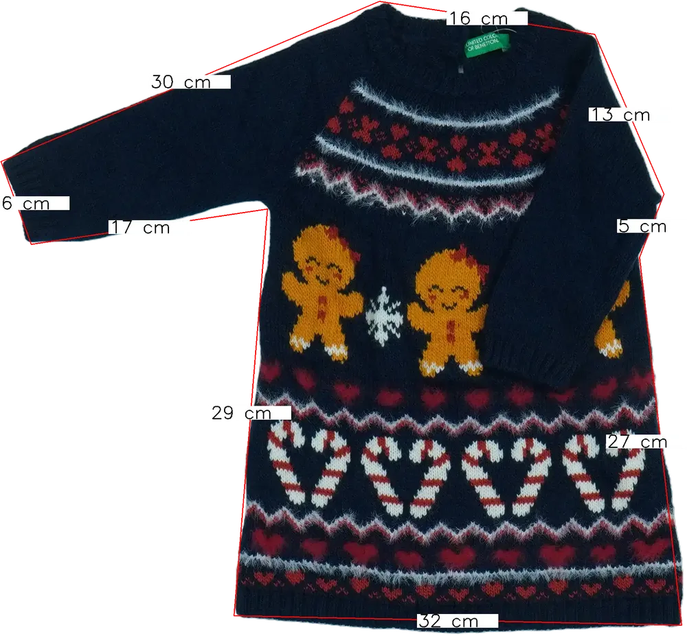 Kék Benetton Ruha EU 80 / UK 9-12 hónap / US 12 hónap