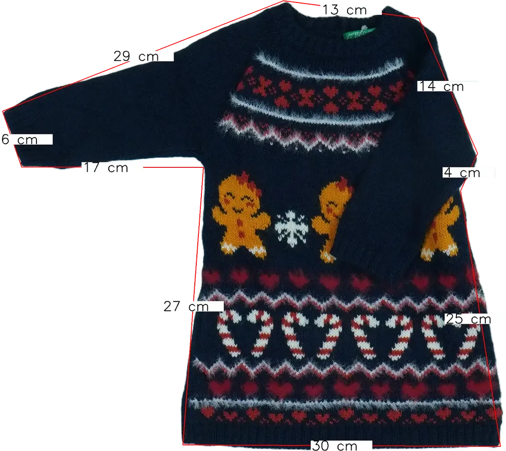 Kék Benetton Ruha EU 74 / UK 6-9 hónap / US 6-9 hónap