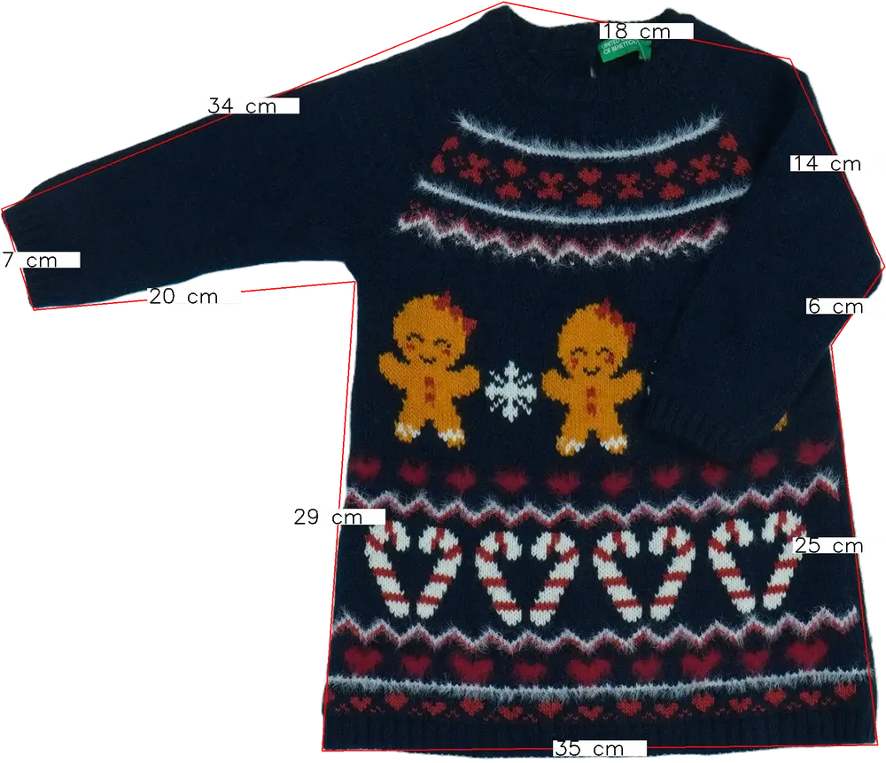 Kék Benetton Ruha EU 86 / UK 12-18 hónap / US 18 hónap