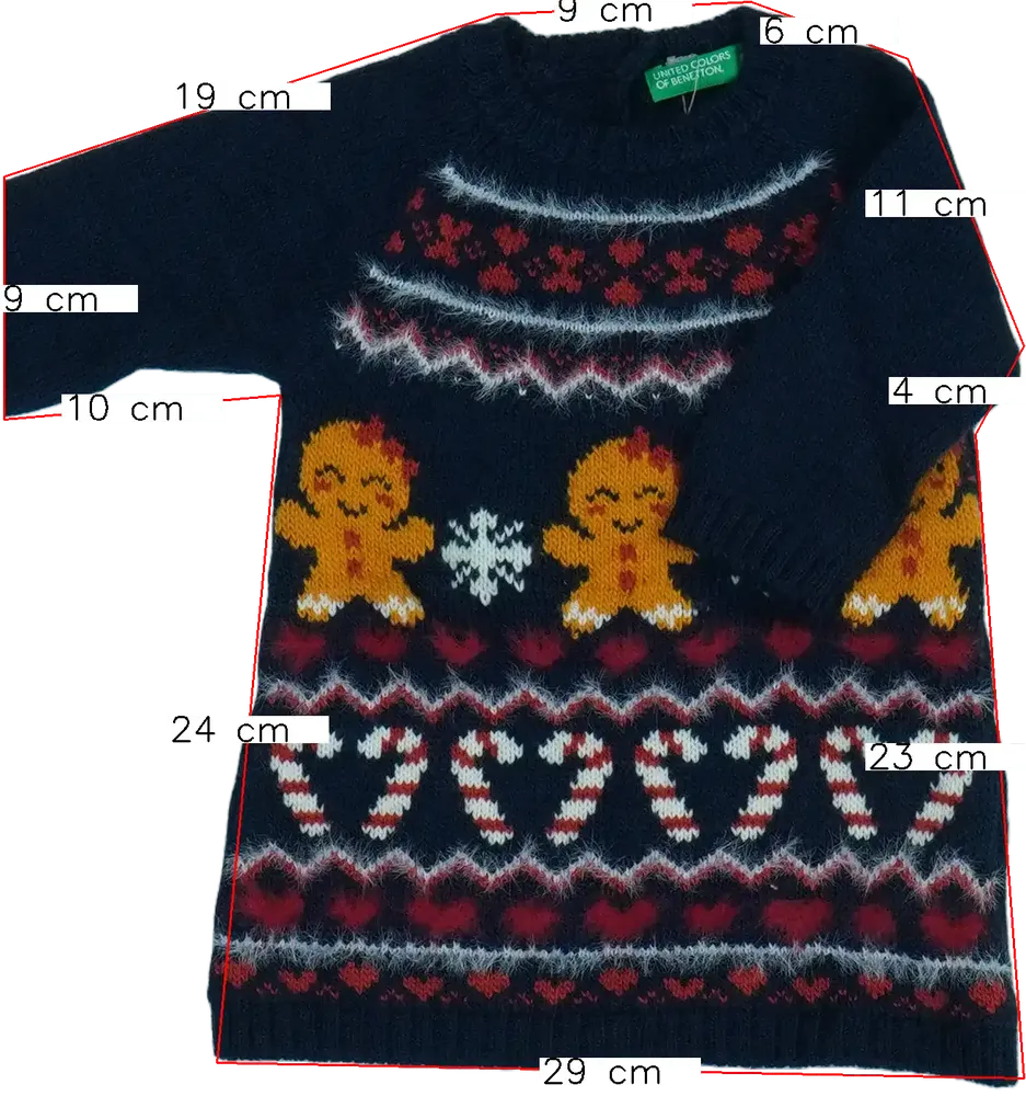 Kék Benetton Ruha EU 68 / UK 3-6 hónap / US 3-6 hónap