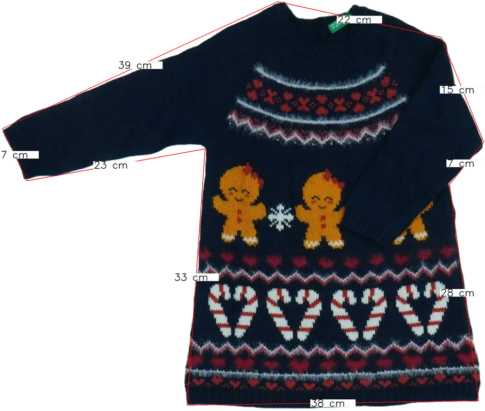 Kék Benetton Ruha EU 98 / UK 3 év / US 3T