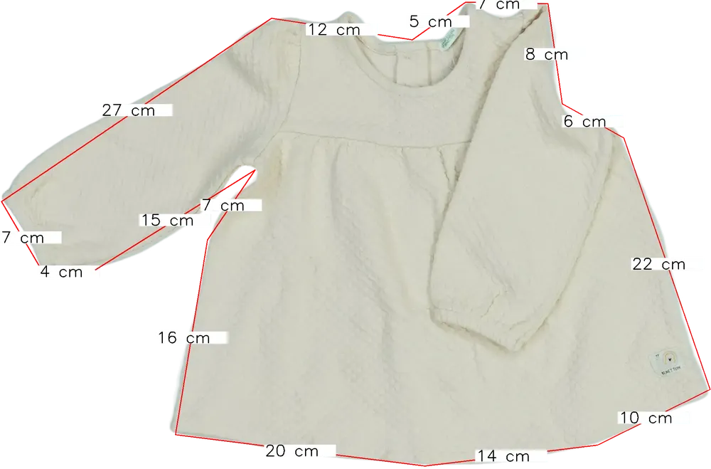 Rózsaszín Benetton Ruha EU 80 / UK 9-12 hónap / US 12 hónap