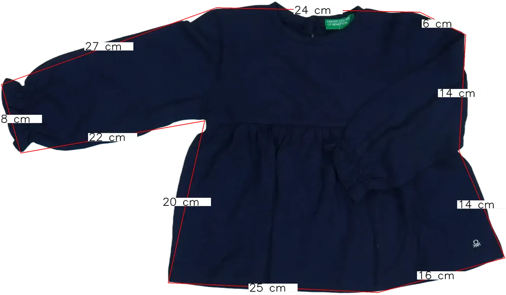 Kék Benetton Ruha EU 86 / UK 12-18 hónap / US 18 hónap