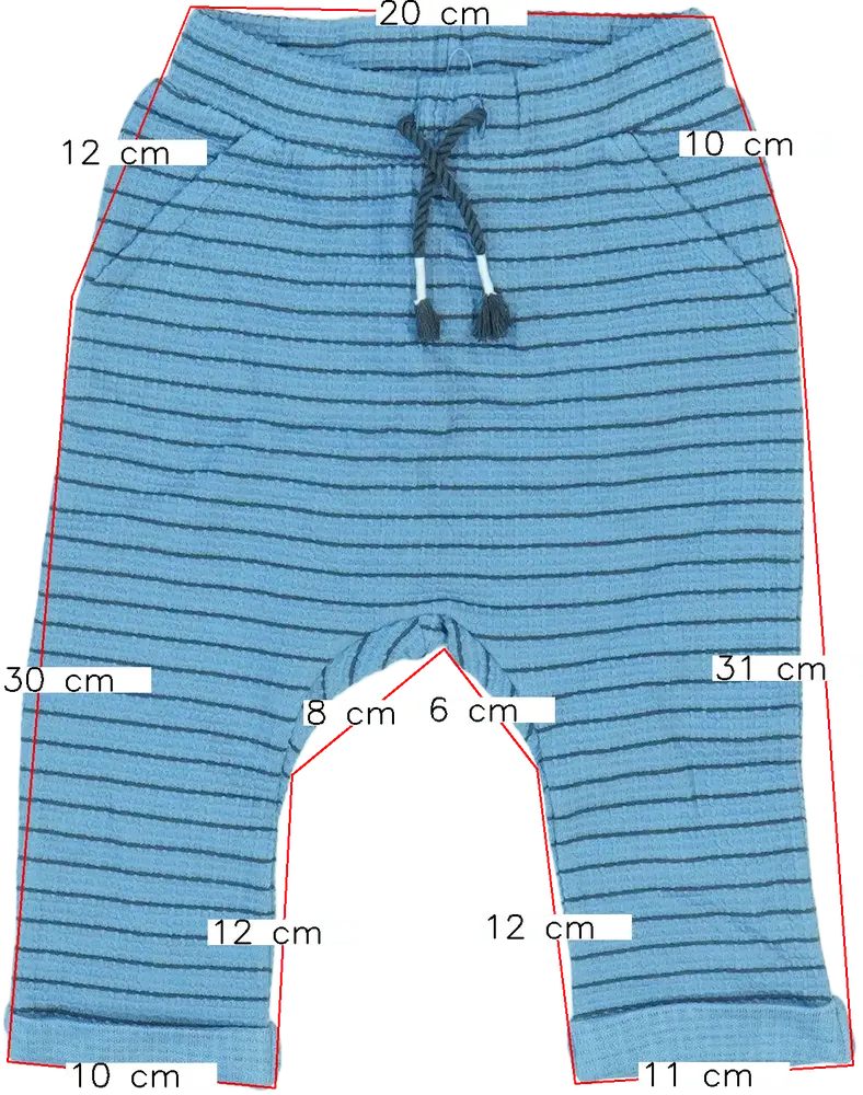 Kék Benetton Baby nadrág EU 80 / UK 9-12 hónap / US 12 hónap