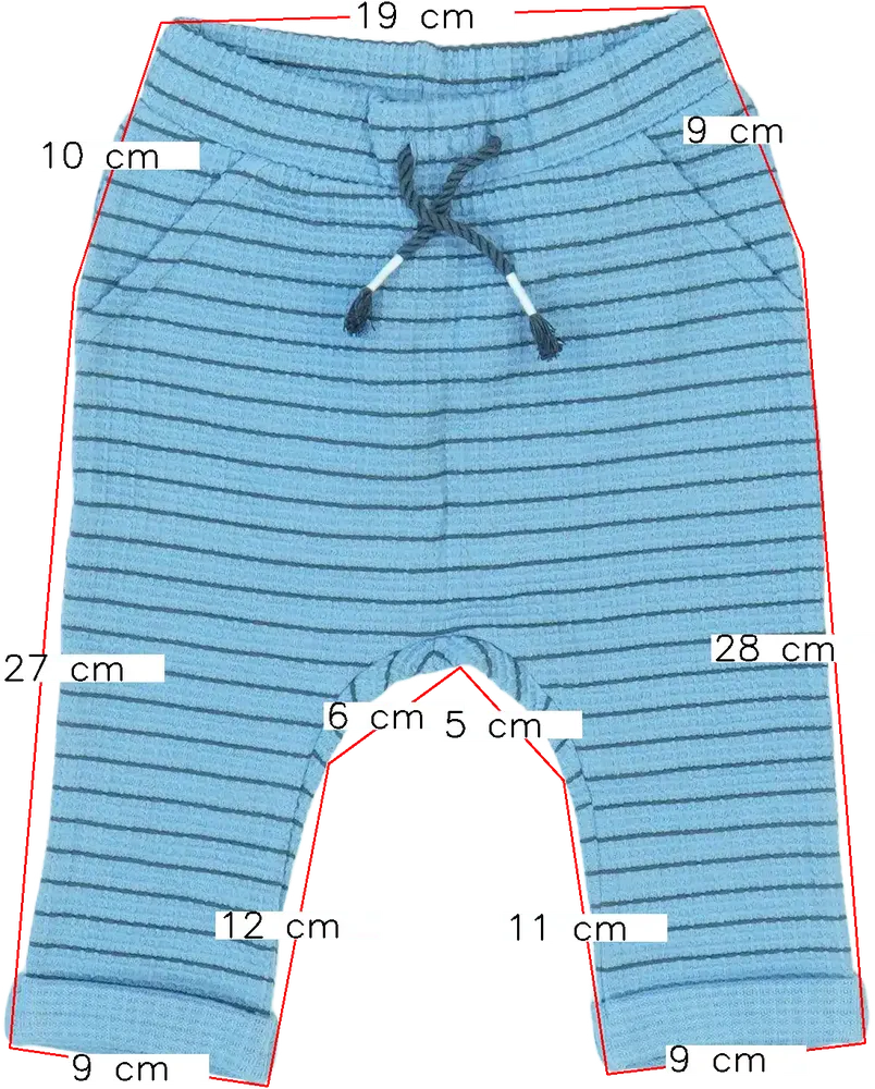 Kék Benetton Melegítőnadrág EU 74 / UK 6-9 hónap / US 6-9 hónap