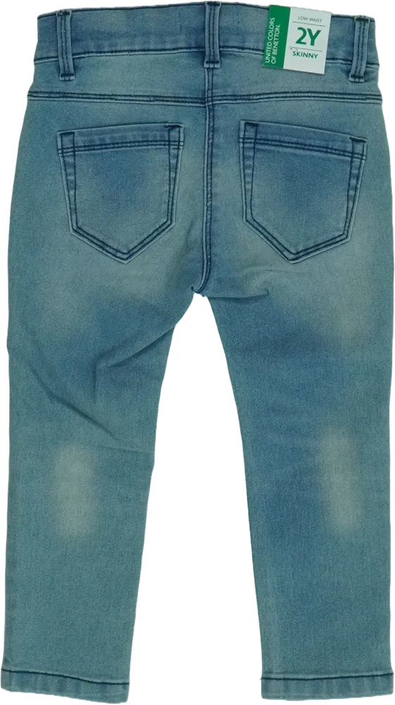 Kék Benetton Farmernadrág EU 92 / UK 2 év / US 2T