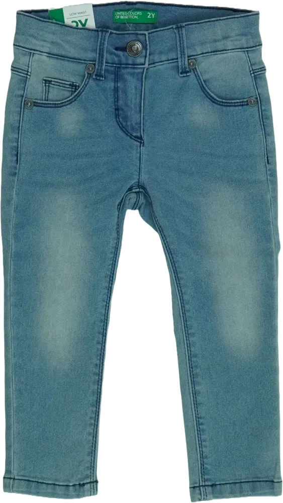 Kék Benetton Farmernadrág EU 92 / UK 2 év / US 2T