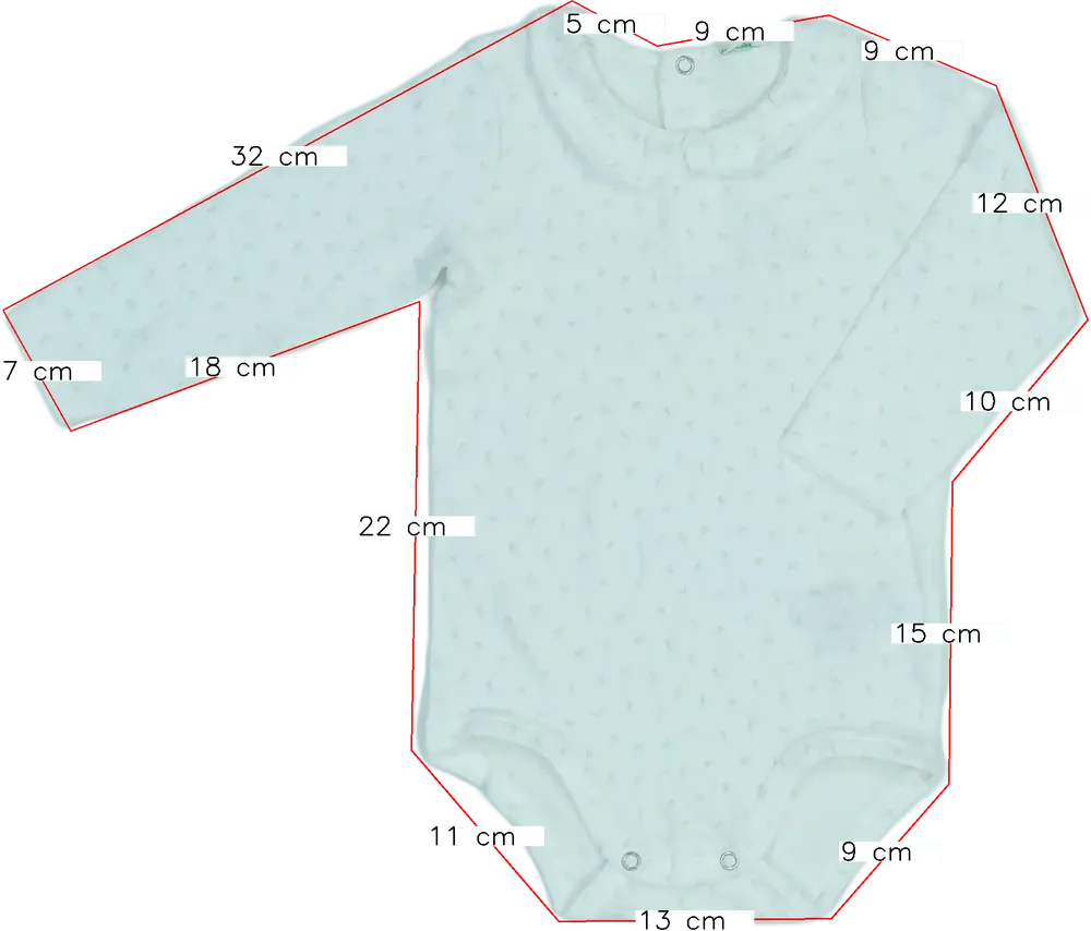 Barna Benetton Hosszú ujjú body EU 80 / UK 9-12 hónap / US 12 hónap